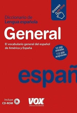 DICCIONARIO GENERAL DE LA LENGUA ESPAÑOLA | 9788499740003 | Llibreria L'Illa - Llibreria Online de Mollet - Comprar llibres online