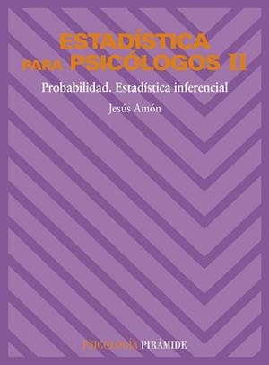 ESTADISTICA PARA PSICOLOGOS 2 | 9788436801538 | Llibreria L'Illa - Llibreria Online de Mollet - Comprar llibres online