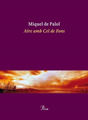 AIRE AMB CEL DE FONS | 9788475882932 | PALOL, MIQUEL DE | Llibreria L'Illa - Llibreria Online de Mollet - Comprar llibres online