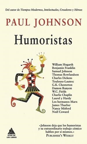 HUMORISTAS | 9788493859589 | JOHNSON, PAUL | Llibreria L'Illa - Llibreria Online de Mollet - Comprar llibres online