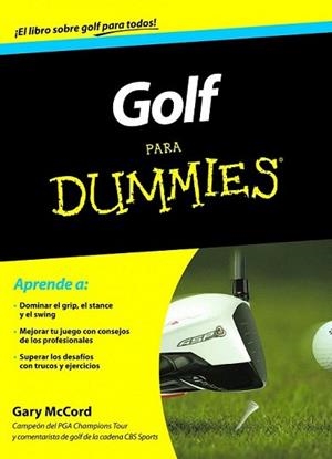 GOLF  PARA DUMMIES | 9788432900549 | MCCORD, GARY | Llibreria L'Illa - Llibreria Online de Mollet - Comprar llibres online