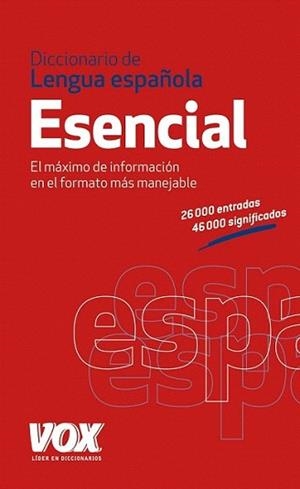 DICCIONARIO ESENCIAL DE LA LENGUA ESPAÑOLA | 9788499740331 | Llibreria L'Illa - Llibreria Online de Mollet - Comprar llibres online