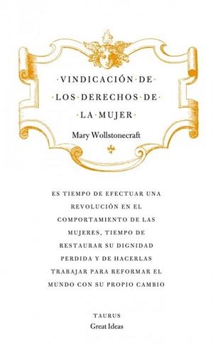 VINDICACIÓN DE LOS DERECHOS DE LA MUJER | 9788430601196 | WOLLSTONECRAFT, MARY | Llibreria L'Illa - Llibreria Online de Mollet - Comprar llibres online